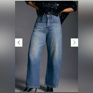 Pilcro Blue Ankle & Cropped Jeans